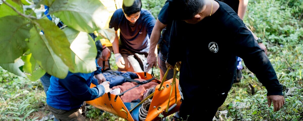 injured person after car crash